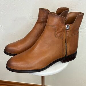 Franco Sarto Tan Ankle Boots
